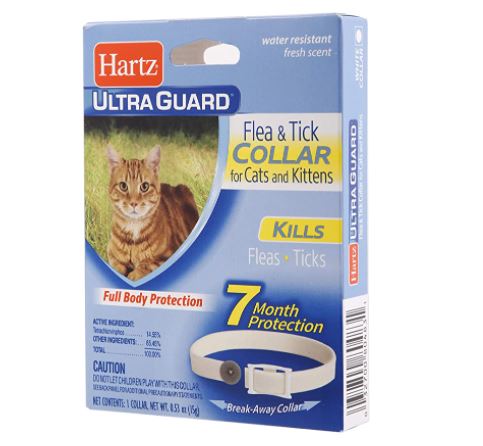 best flea collar for cats: Hartz UltraGuard Flea & Tick Collar for Cats and Kittens