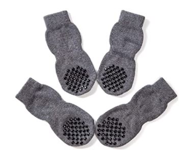Socks for Cats:  Akopawon 4 Pcs Anti-Slip Cat socks Paw Protector