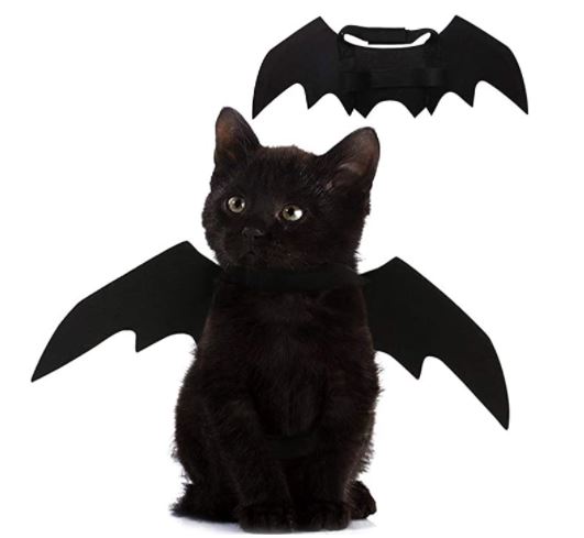 Bat Wings for Cats: Pet Cat Bat Wings for Halloween Party Decoration