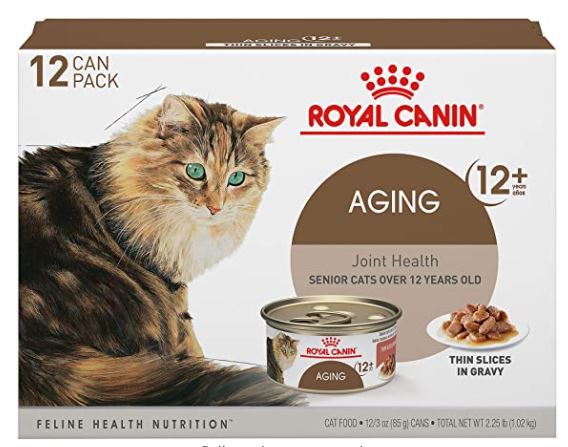 Best cat food for older cats with bad teeth: Royal Canin Feline Health Nutrition Aging 12