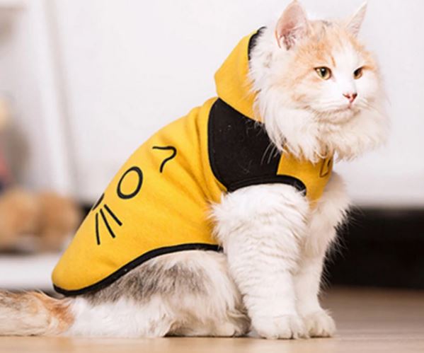 Hoodies for Cats: Pet Sweatshirt Cat Hoodie Clothes